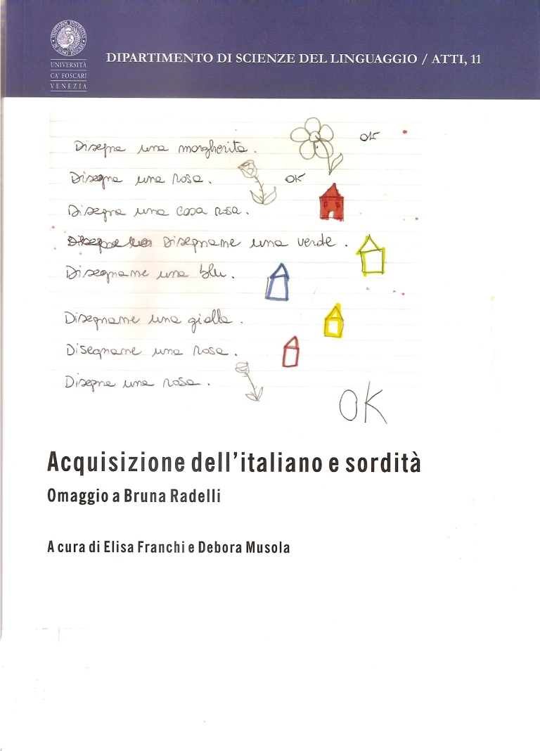 immagine di Acquisizione dell'italiano e sordità