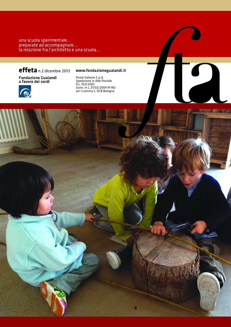 copertina di Effeta - n.2, 2013