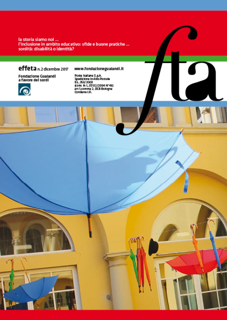 copertina di Effeta - n. 2, 2017